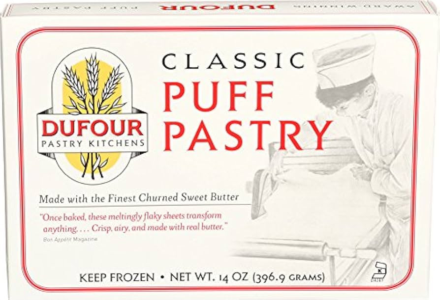 Dufour Pastry Kitchen, All Butter Puff Pastry, 14 oz (Frozen) | Amazon (US)