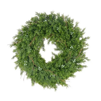 Juniper Cedar Faux Wreath | Cailini Coastal