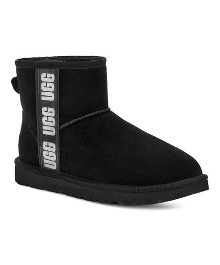 UGG® Black Classic Mini Side Logo II Boot - Women | Zulily