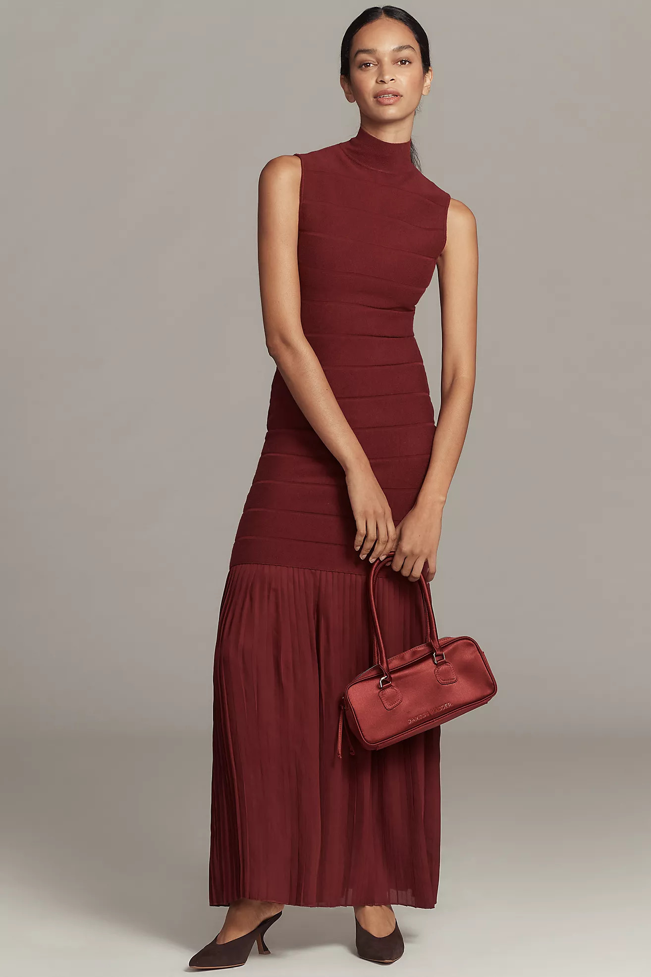 BLITHE Fitted Twofer Sweater Maxi Dress | Anthropologie (US)