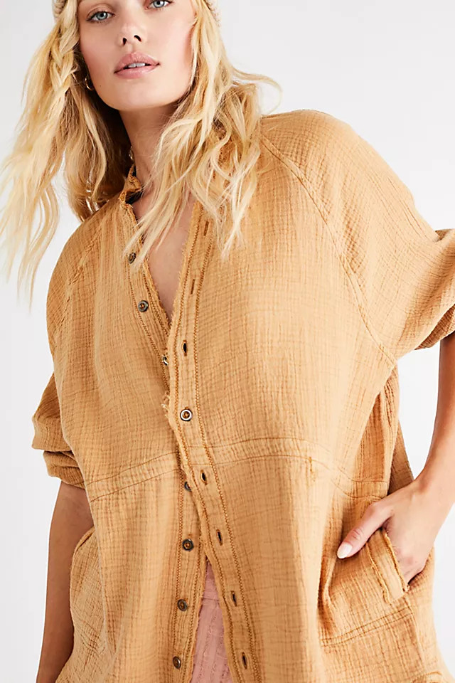 We The Free Summer Daydream Buttondown | Free People (Global - UK&FR Excluded)