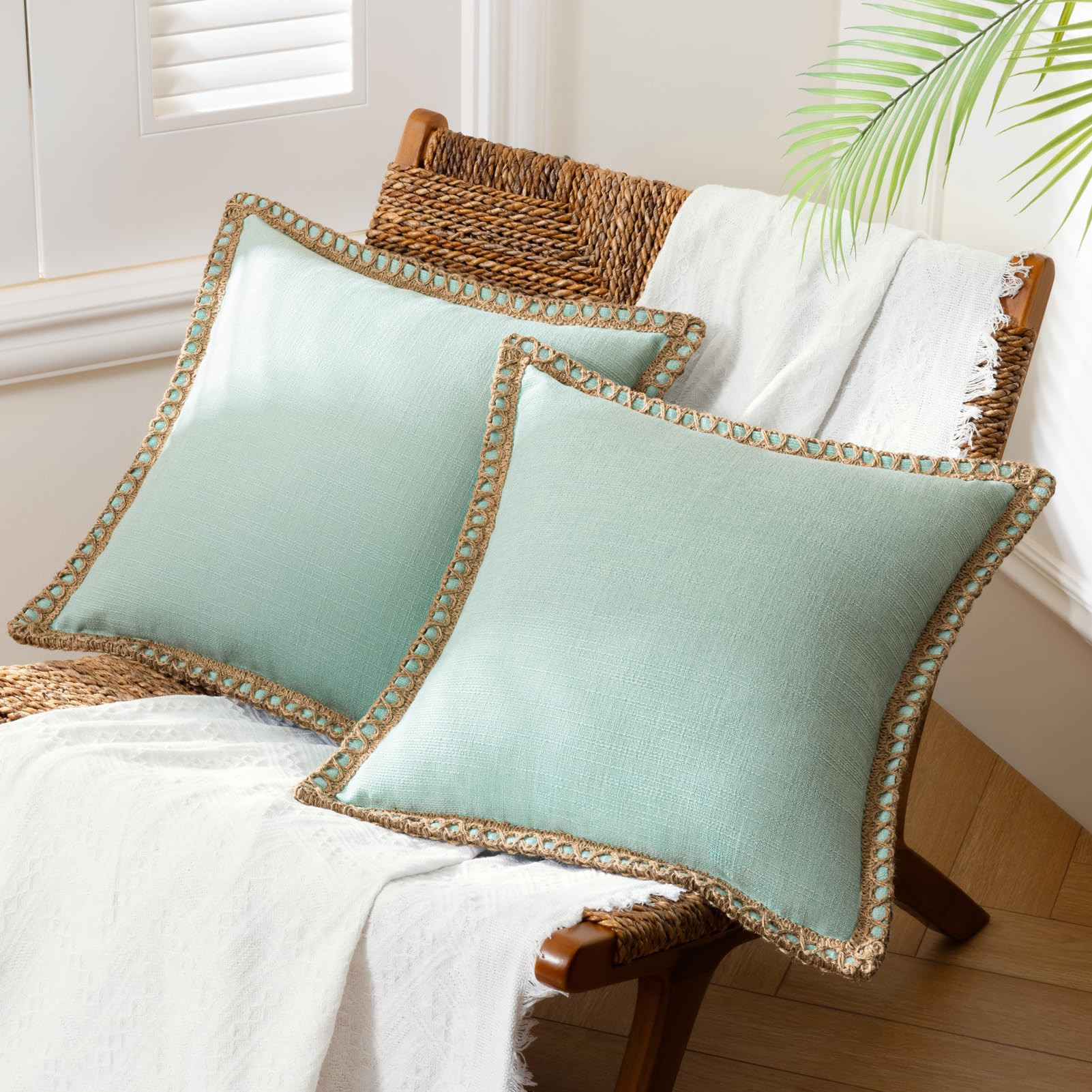Linen Burlap Pillow Covers | Amazon (US)