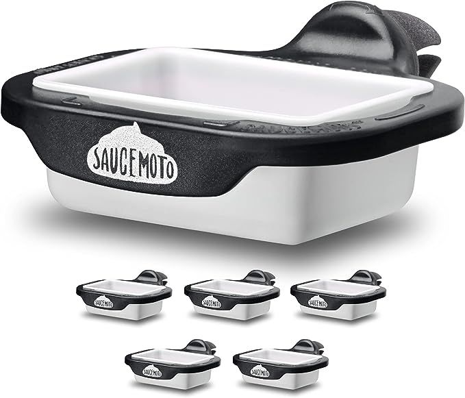 Saucemoto Dip Clip | An in-car sauce holder for ketchup and dipping sauces. As seen on Shark Tank... | Amazon (US)