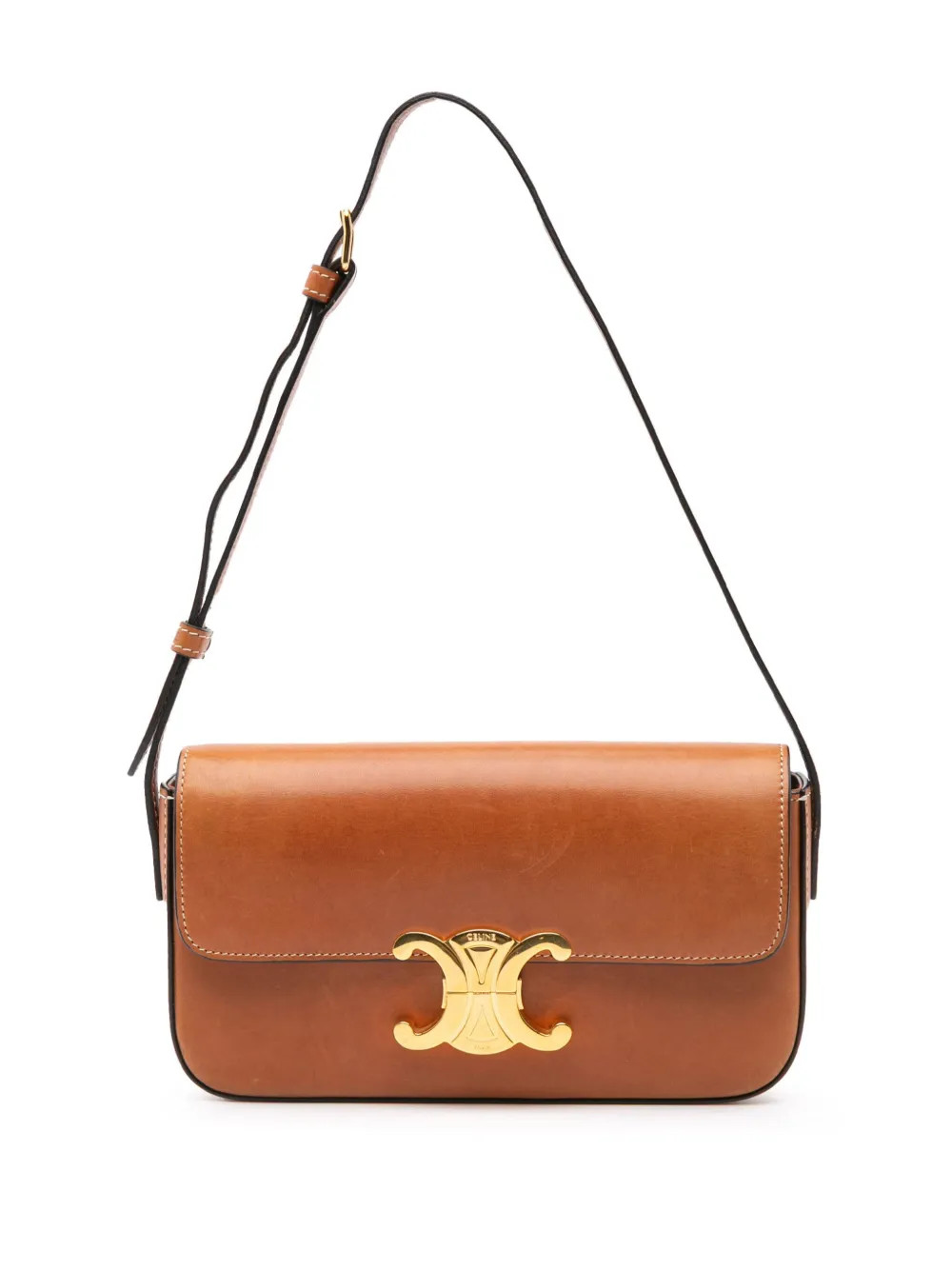 2021 Triomphe Leather Claude shoulder bag | Farfetch Global