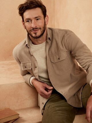 Standard-Fit Redwood Shirt | Banana Republic Factory