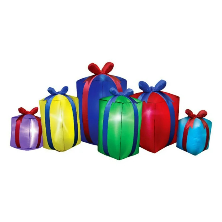 8' LED Christmas Gift Boxes Inflatable Yard Decoration Motif Display (100CI725) | Walmart (US)