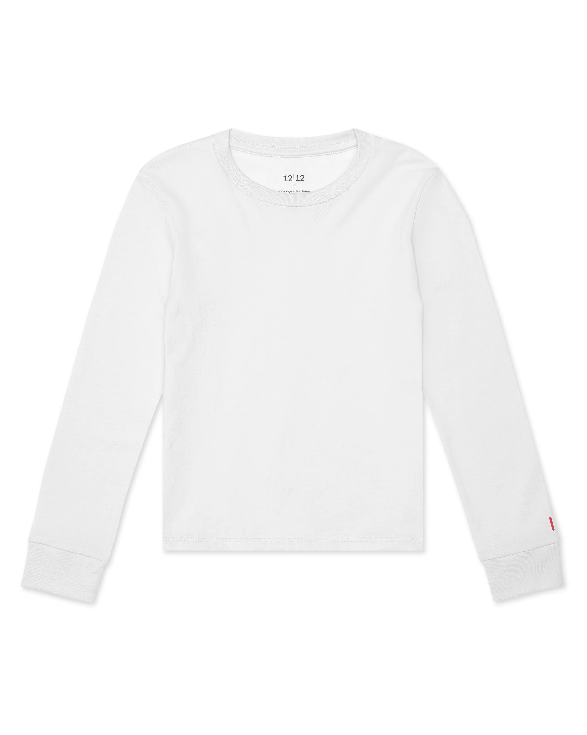 The Organic Long Sleeve Tee [White] | 1212