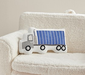 Busy Truck Shaped Pillow | Pottery Barn Kids
