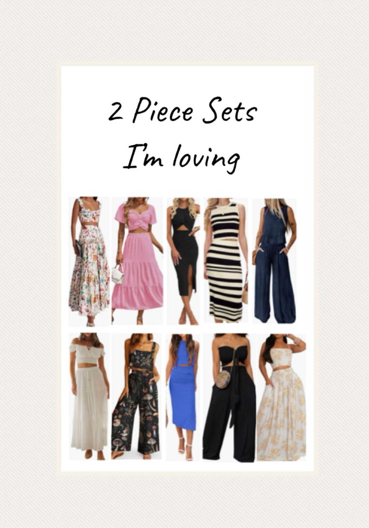 2 piece sets from Amazon 🩵

#amazon 

#LTKMothersDay #LTKSeasonal