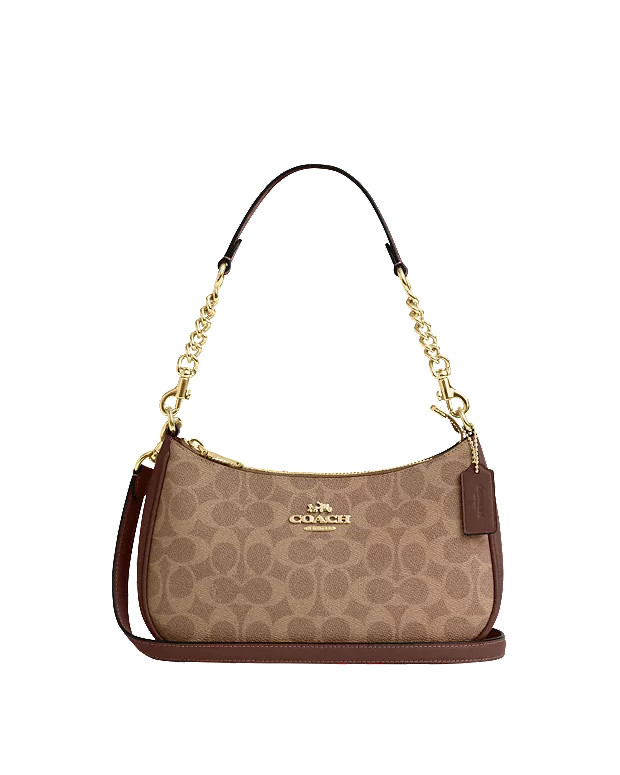 Teri Shoulder Bag In Signature Canvas | Coach Outlet US