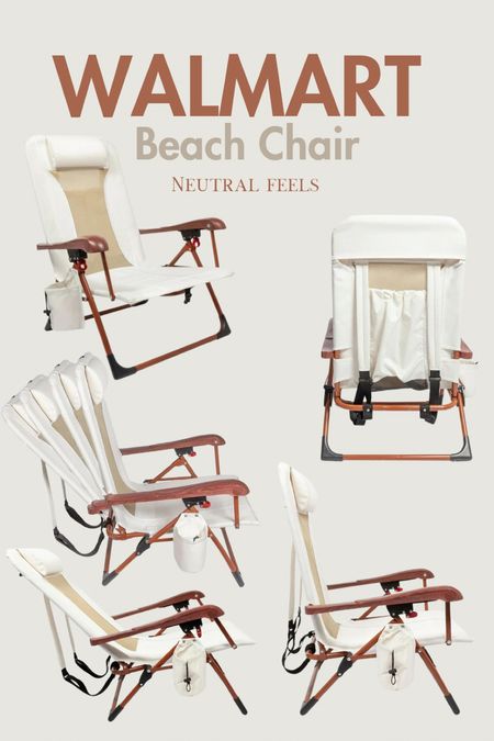 Walmart neutral beach chair ONSALE  $50 🌴🫶🏼☀️

#LTKTravel #LTKFindsUnder50 #LTKFindsUnder100