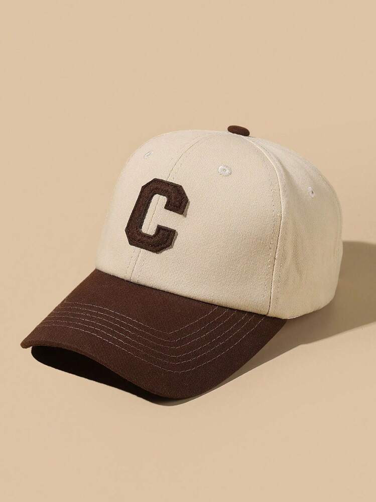 1pc Retro Green "FASHION" C Design Baseball Cap | SHEIN