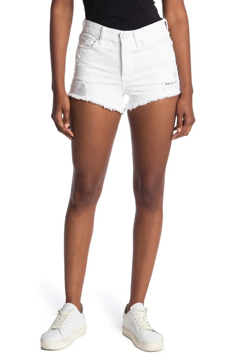 Hi Rise Rigid Distressed Shorts | Nordstrom Rack