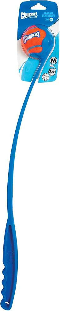 Chuckit! Classic 26M Dog Ball Launcher, 26" Length, Includes Medium Ball (2.5") For Dogs 20-60 Po... | Amazon (US)