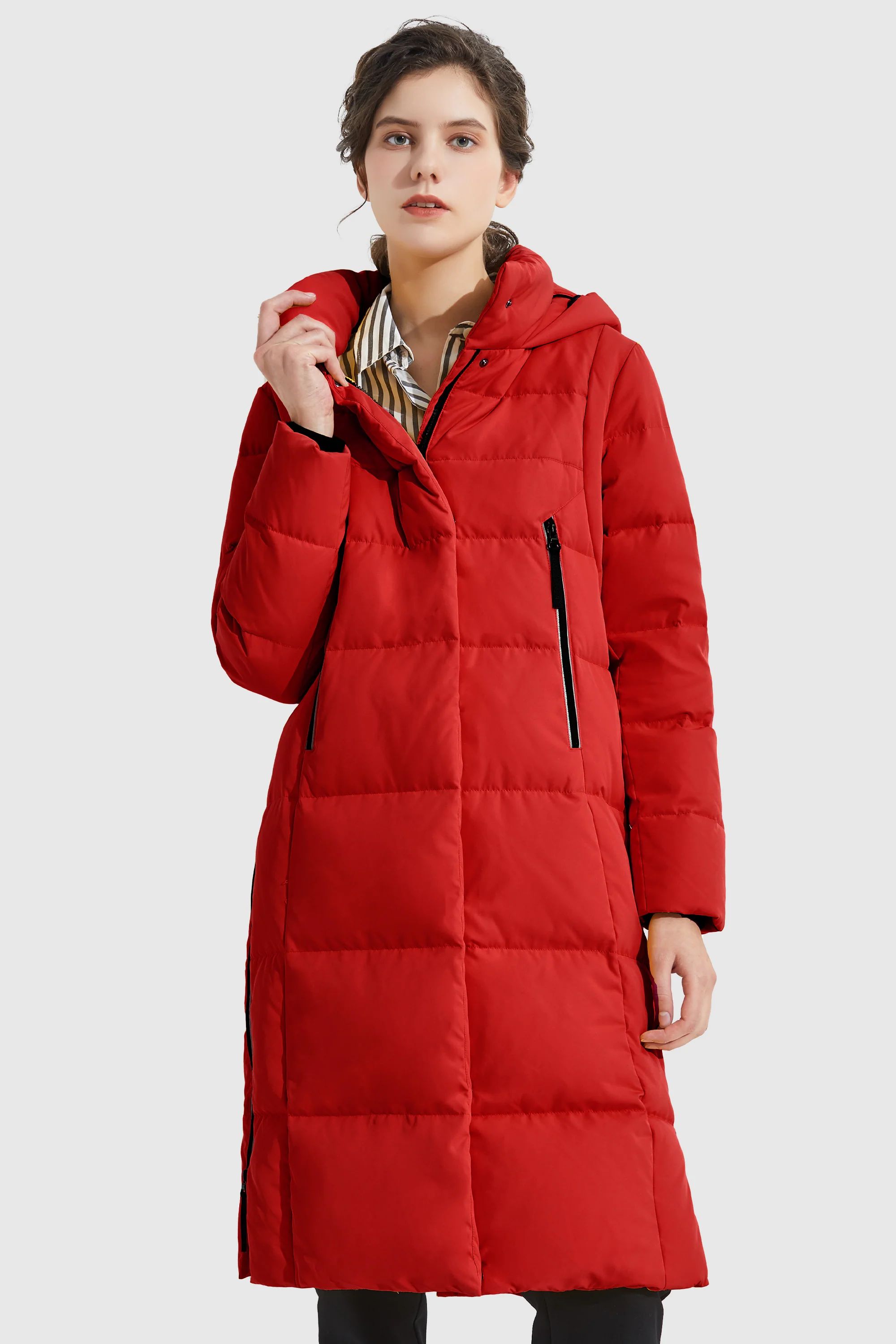 Orolay Women's Knee Length Thickened Down Jacket | Orolay