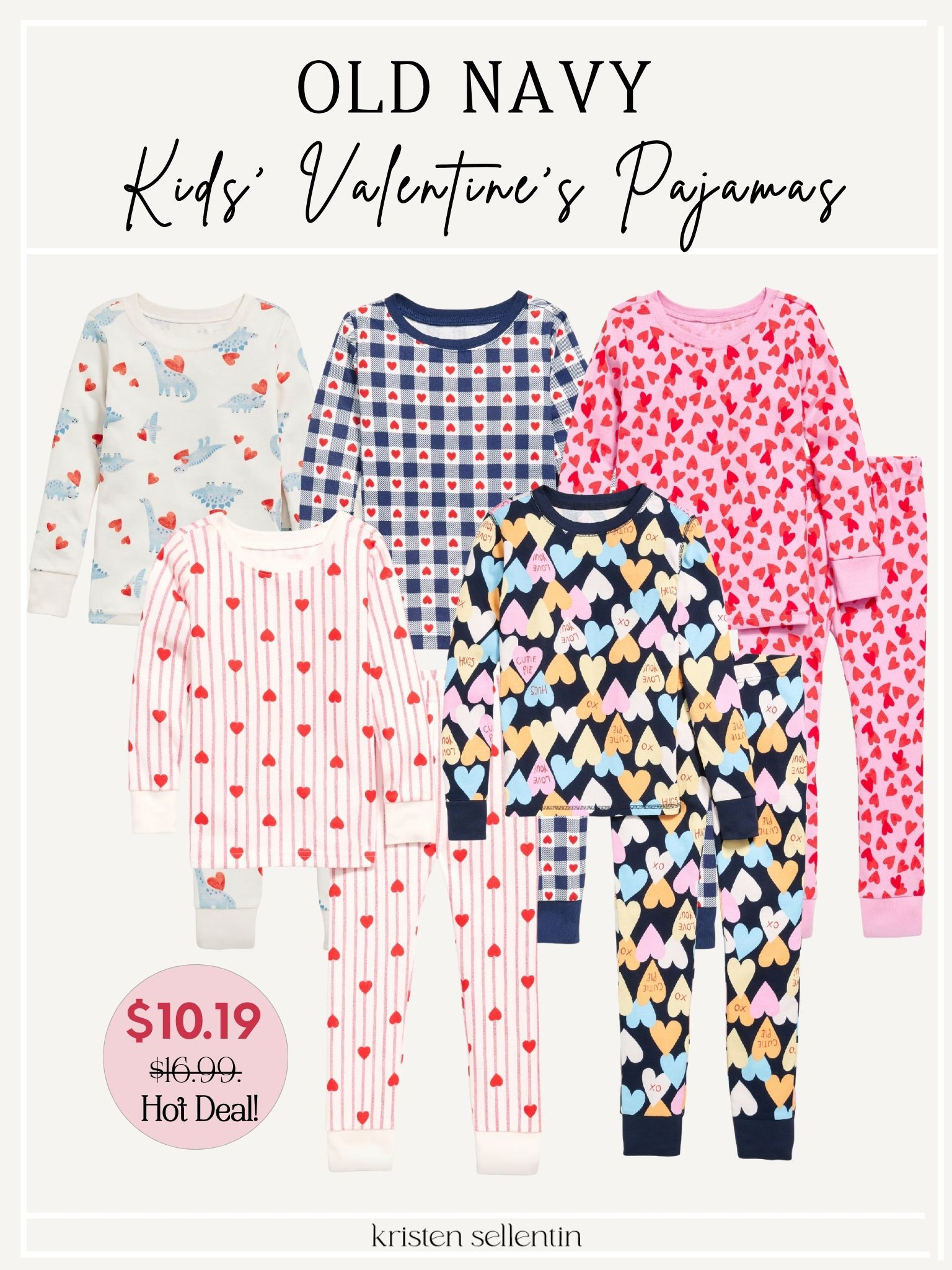 Old Navy Kids' Valentine's Pajamas on sale now! Super cute family matching styles! 

 

#LTKSeasonal #LTKSaleAlert #LTKKids
