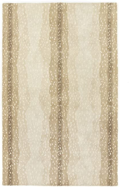 Wallard Design Antelope Cheetah Beige Animal Contemporary Handmade 100% Woolen Area Rugs & Carpet... | Walmart (US)