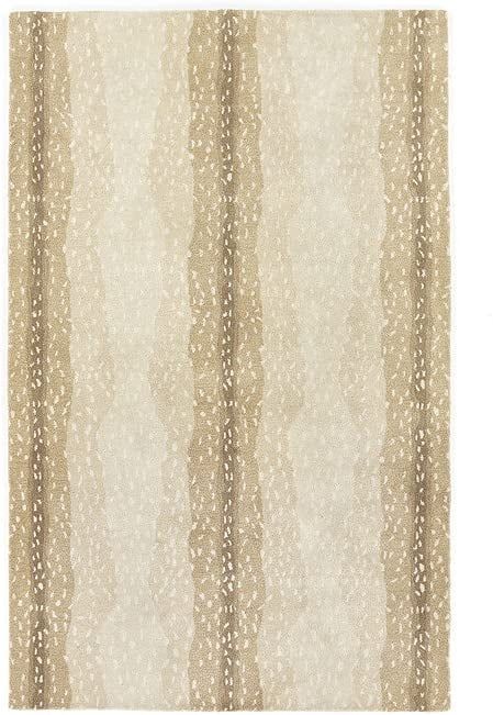 Wallard Design Antelope Cheetah Beige Animal Contemporary Handmade 100% Woolen Area Rugs & Carpet... | Walmart (US)