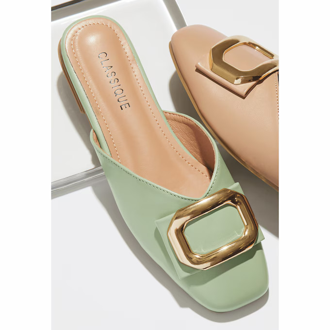 Classique Ornamented Mule | Ashro