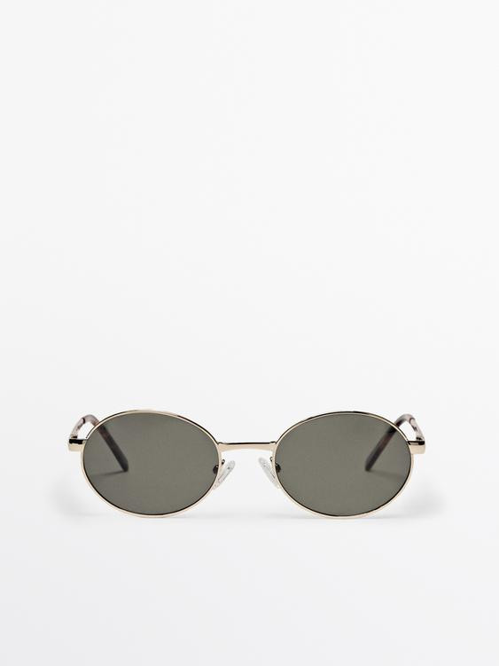 Round metal sunglasses | Zara US