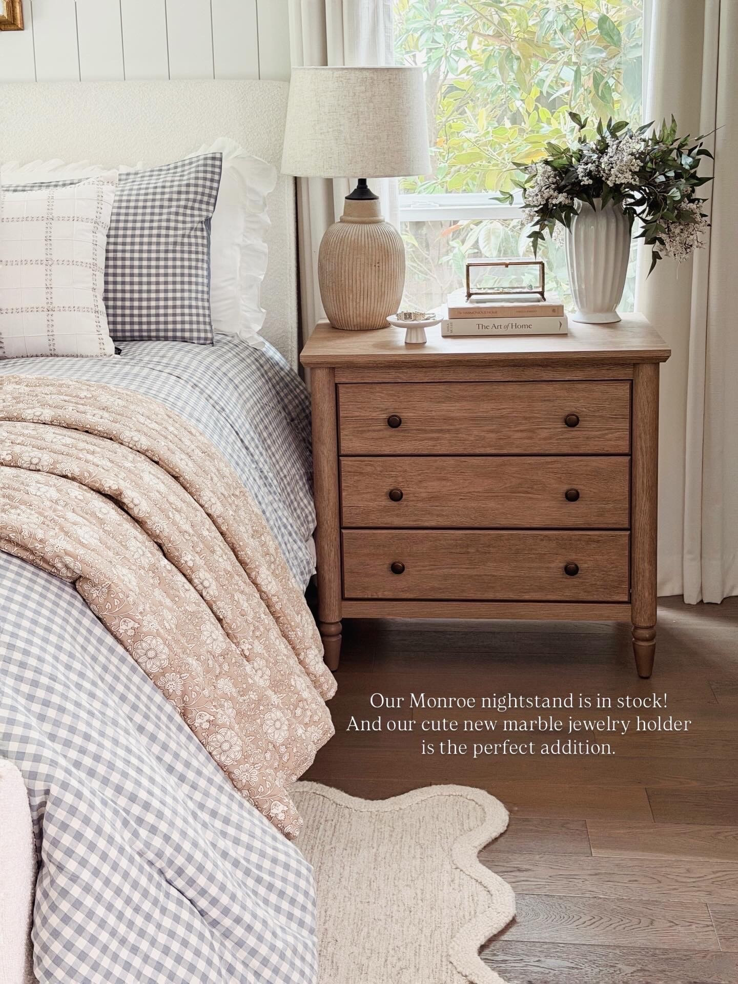 Our Monroe night stand is back in stock!!

#LTKSeasonal #LTKHome