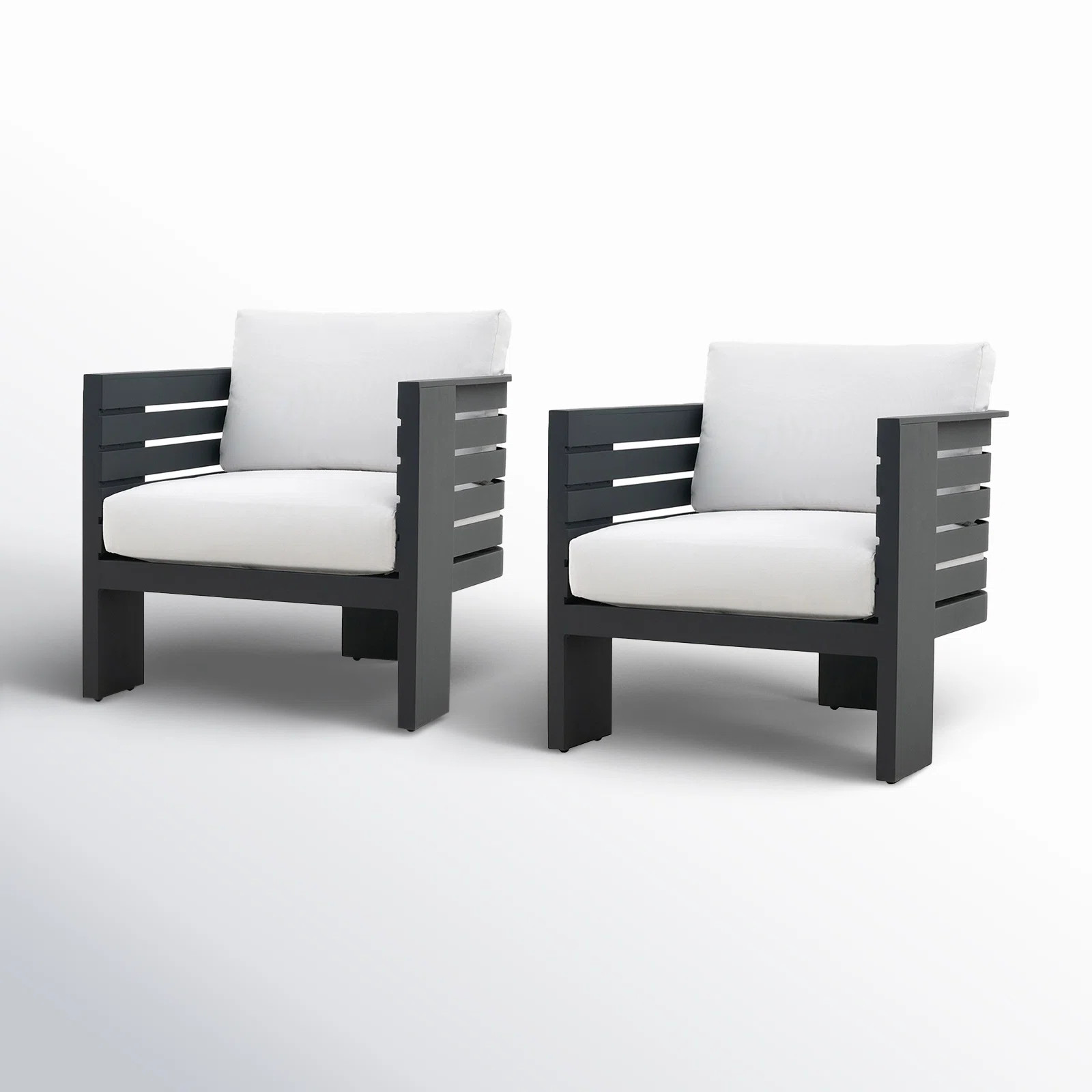 Ari Deep Seating Lounge Chair Set Of 2 With Sunbrella Cushion Covers | Wayfair North America