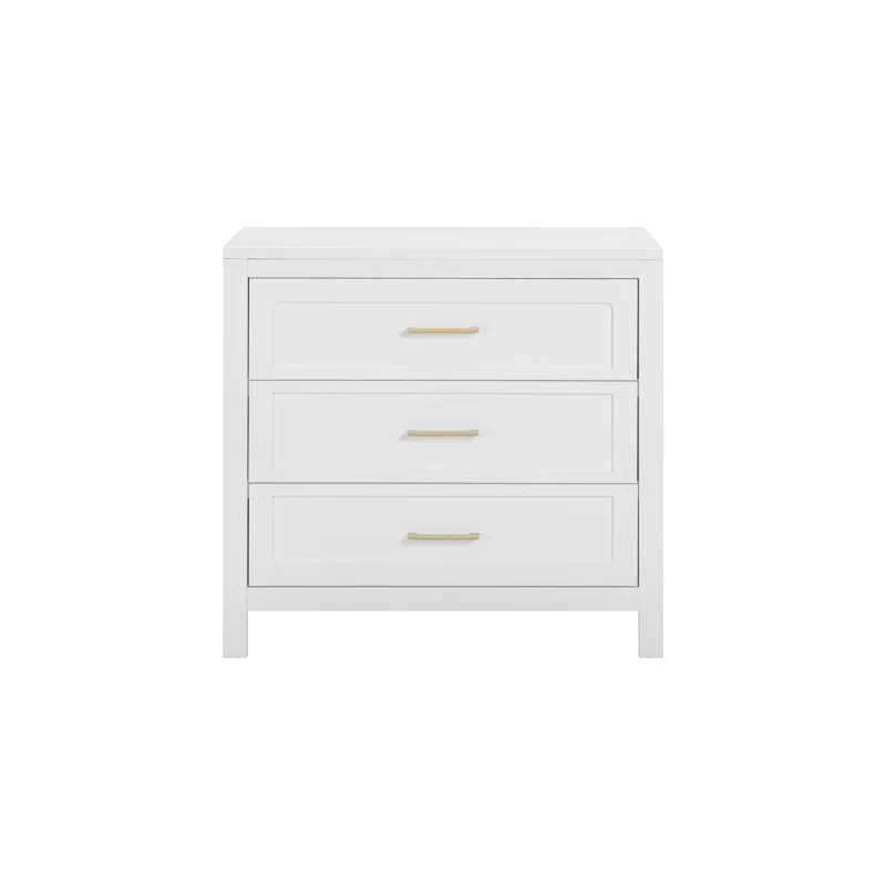 Reign 3 Drawer Dresser In White | Wayfair North America