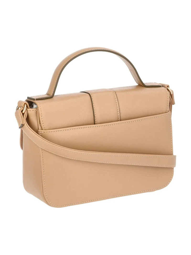 Time and Tru Women's Vida Crossbody Bag, Mocha Splash | Walmart (US)