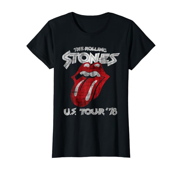 Rolling Stones Women's US Tour 78 T-Shirt | Amazon (US)