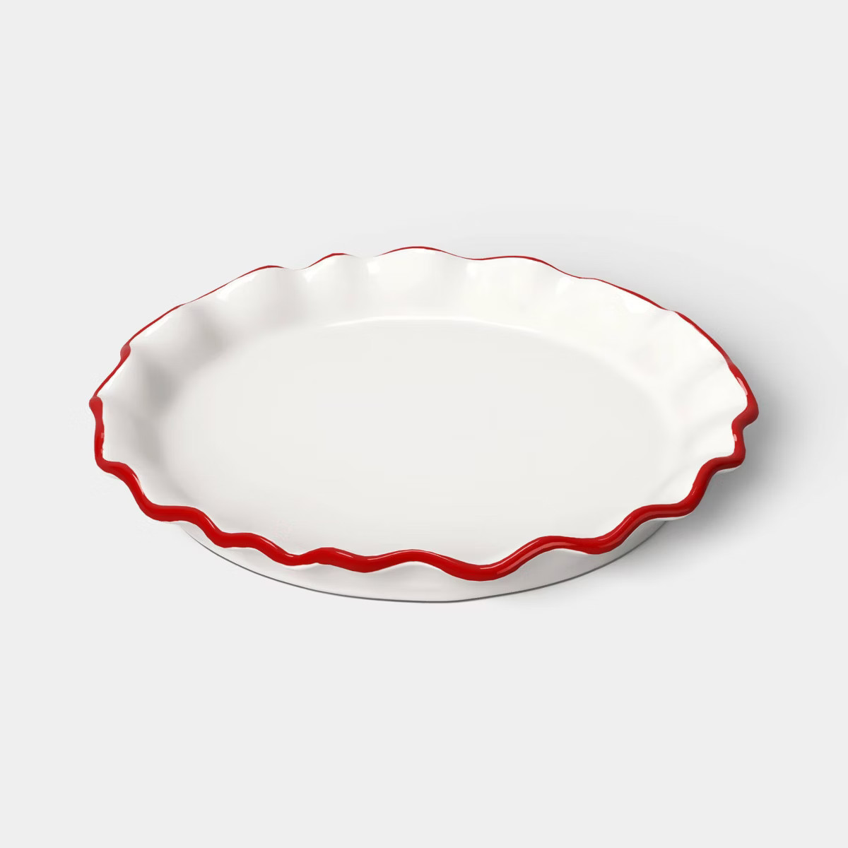 6" Valentine’s Stoneware Appetizer Plate Scallop Red - Threshold™ | Target