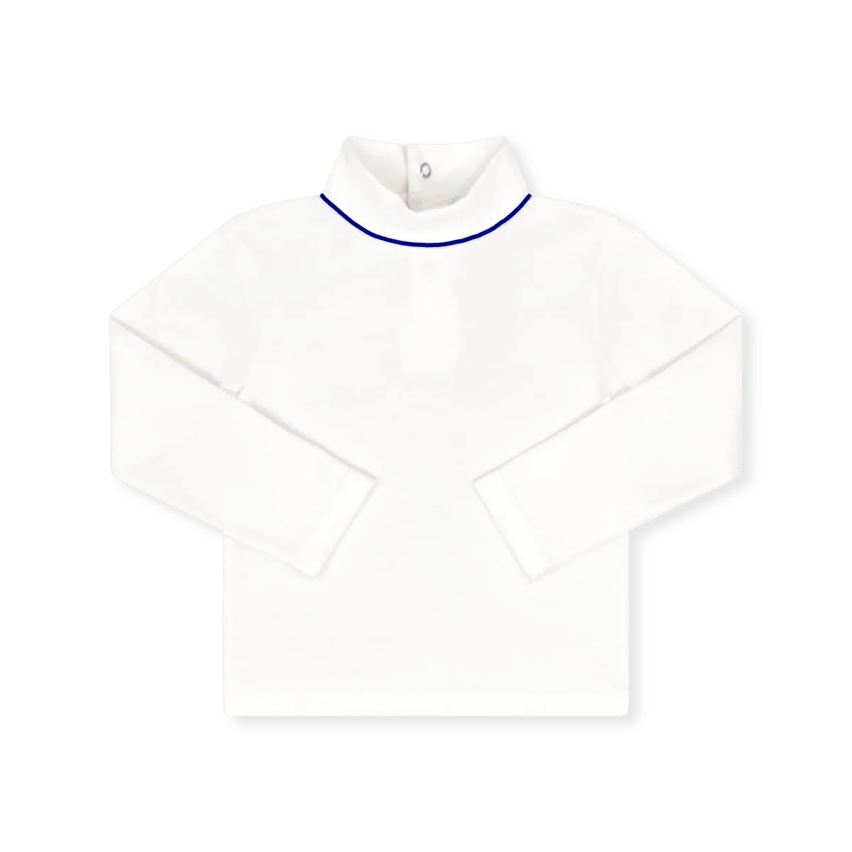 Tiny Tot Turtleneck - Park White, Princeton Navy | Lullaby Set