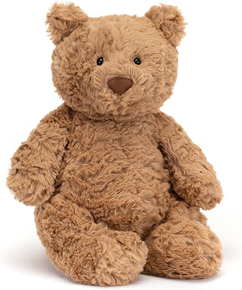 Jellycat Bartholomew Bear Stuffed Animal, Medium, 10 inches - Teddy Bear Plush - Soft and Huggabl... | Amazon (US)