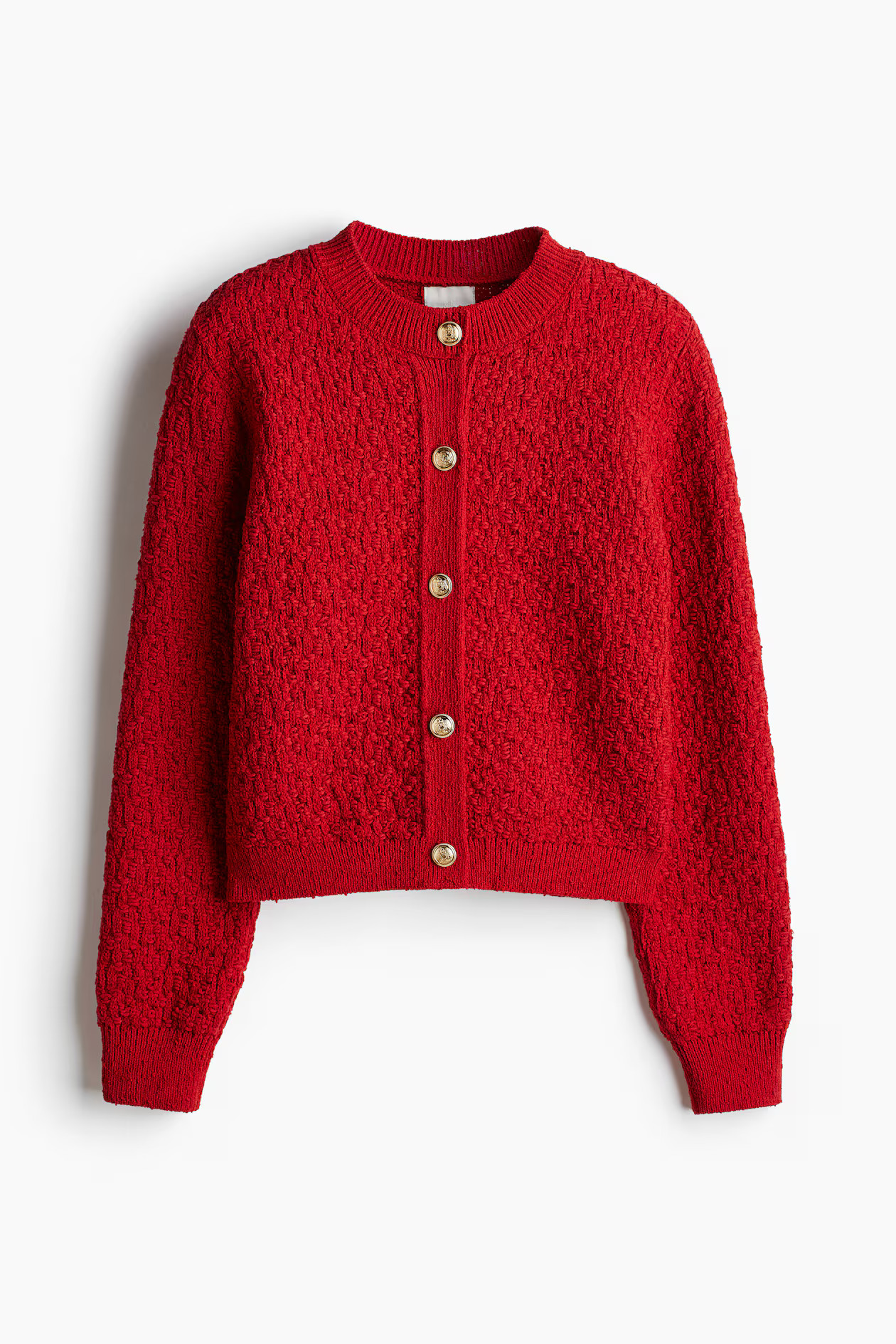 Textured-Knit Cardigan | H&M (US + CA)