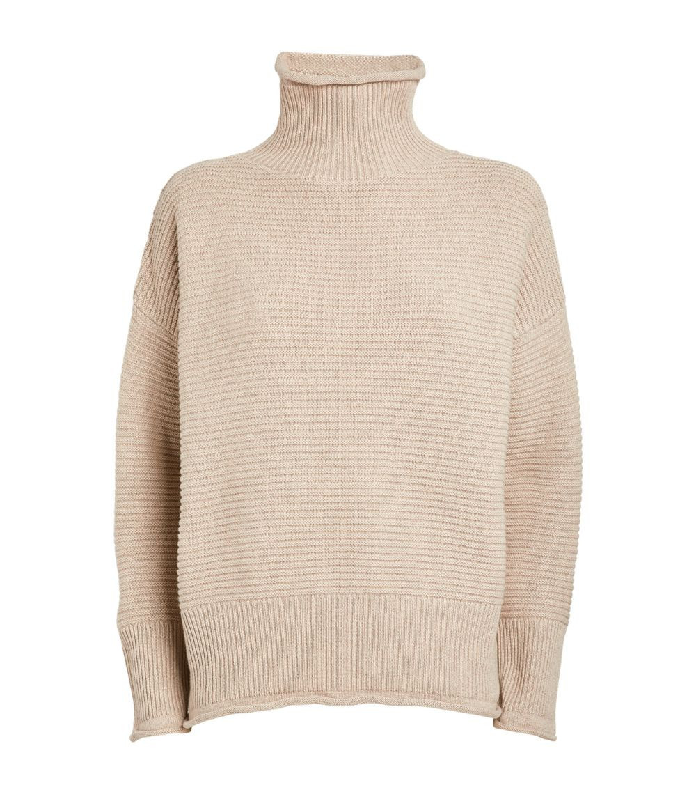 Wool-Cashmere-Blend Rollneck Sweater | Harrods