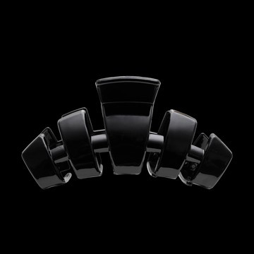 Jet Black Large Hair Clip | TELETIES