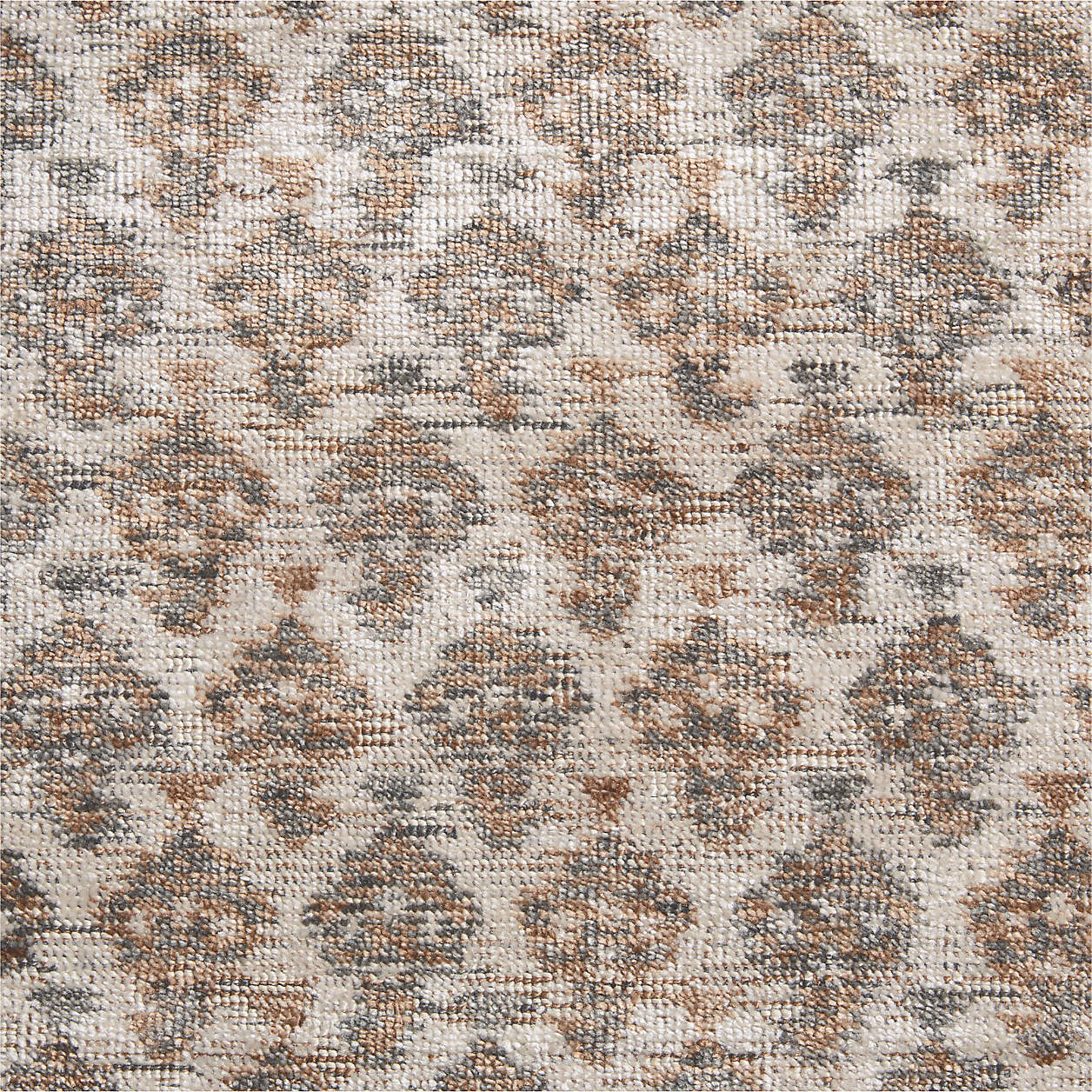 Paris Wool Blend Traditional Handwoven Blue Green Area Rug 8'x10' | Crate & Barrel | Crate & Barrel