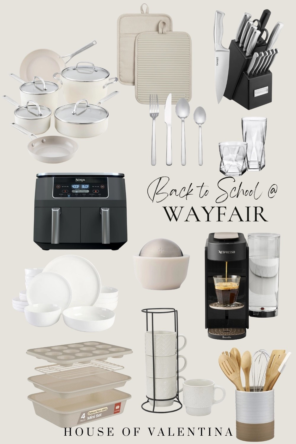 It’s time for back to school!  College apartments and dorms don't have to feel temporary. A few good pieces — real cookware, a woven basket, black ceramic vases, soft sheets — turn a bare space into somewhere they actually want to be. Everything here is from Wayfair, all shoppable in one place. 
@wayfair  #wayfair #ad #wayfairpartner #backtoschoolwithwayfair

#LTKSeasonal #LTKHome #LTKdayinmylife