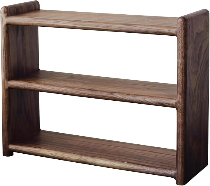 Solid Black Walnut Wood Coffee Mug Display Shelf Cup Holder (Large) | Amazon (US)