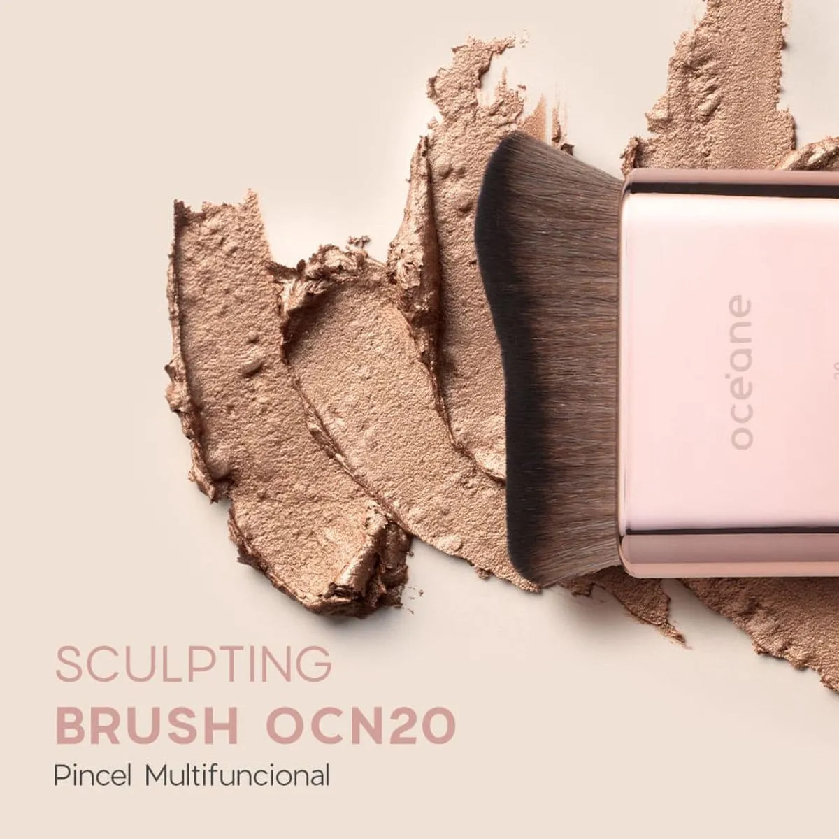 Pincel de Maquiagem Multifuncional - Sculpting Brush Ocn20 - Maquiagens e cosméticos Océane: Pi... | Oceane (BR)