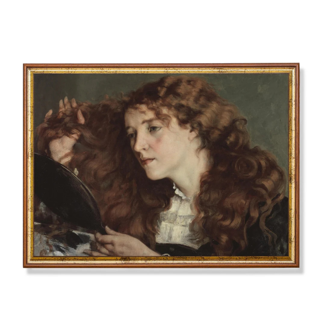 Vintage Portrait Painting Portrait of Young Beautiful Woman Antique Victorian Lady Digital Downlo... | Etsy (US)