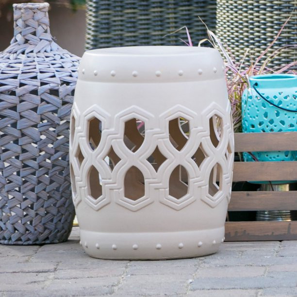 Belham Living Santorini Ceramic Garden Stool | Walmart (US)