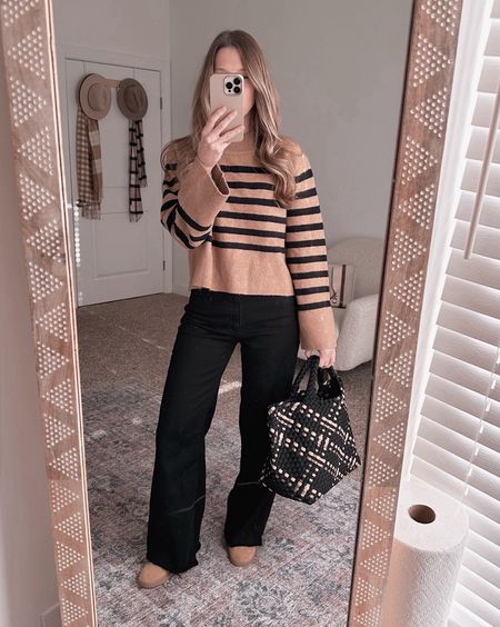 I’ve gotten so many compliments on this striped sweater with black trouser jeans! Perfect for work wear or your fall or winter holiday!

#LTKHoliday #LTKSeasonal #LTKsalealert