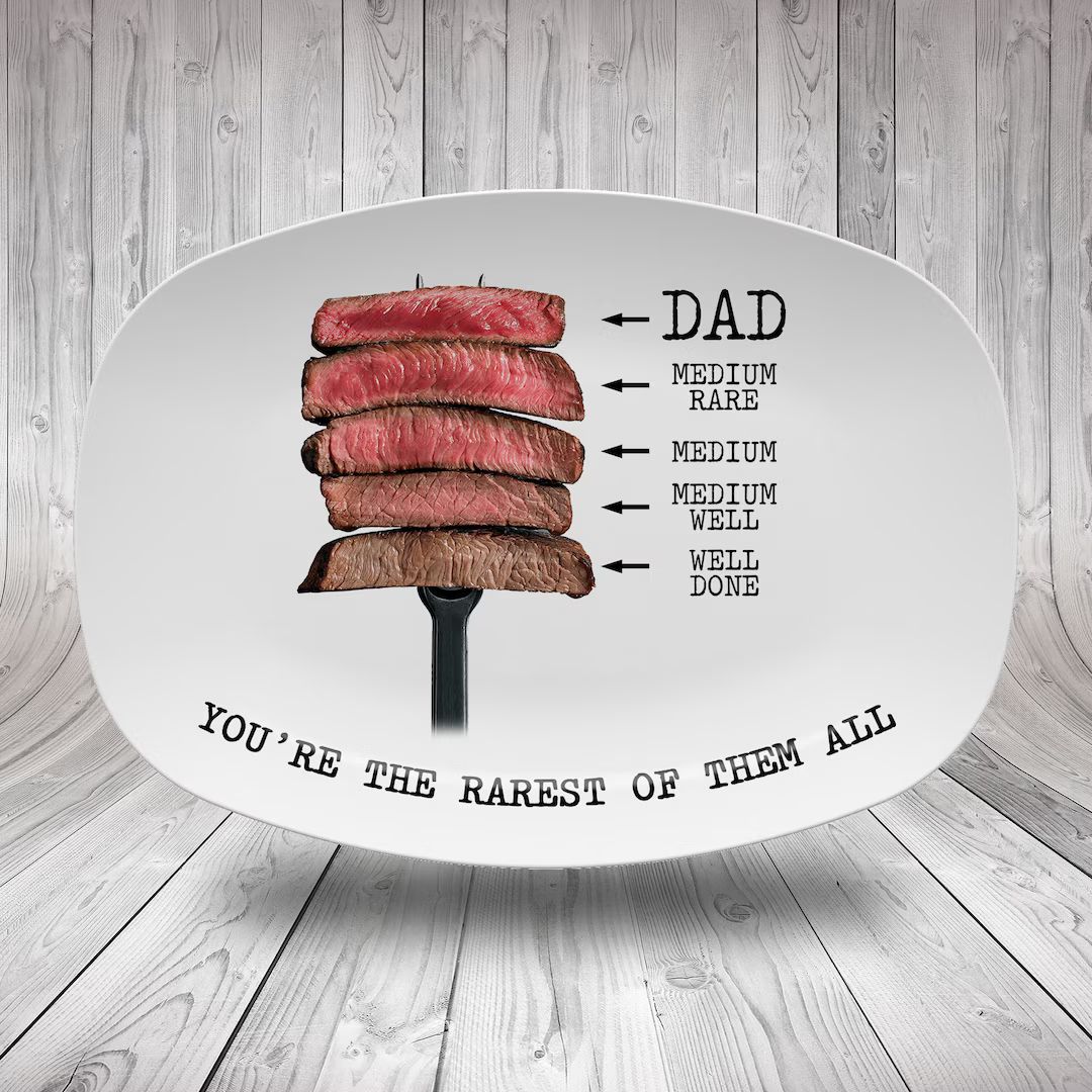 Funny Serving Platter For Dad, Father's Day Gift, BBQ Grilling Plate, Barbecue Platter For Dad | Etsy (US)