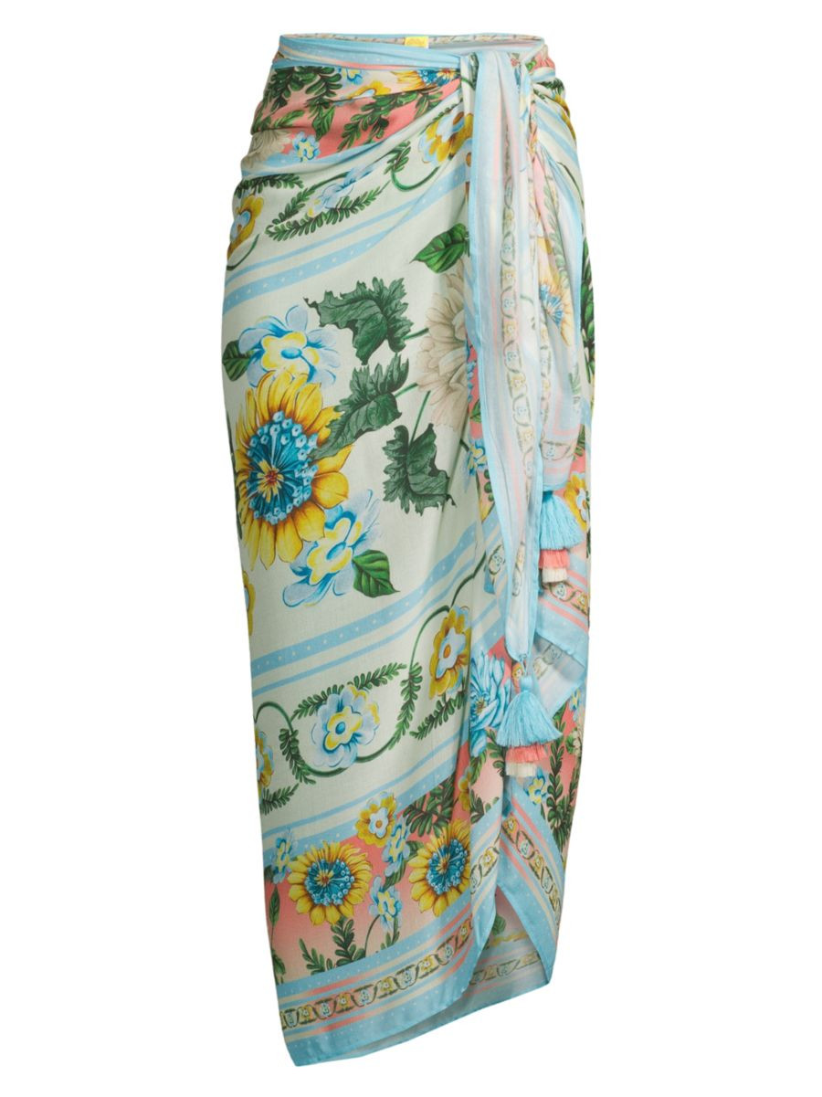 Pacifico Marine Aine Floral Pareo | Saks Fifth Avenue