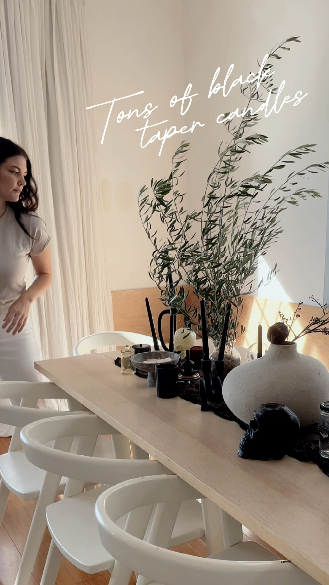 Create the simple Halloween tablescape with items you already have around your space!

#LTKHalloween #LTKSeasonal #LTKhome