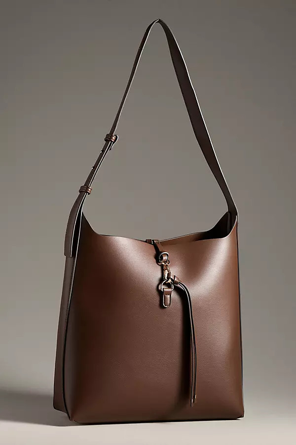 Mali + Lili Buckle Bucket Shoulder Bag | Anthropologie (US)