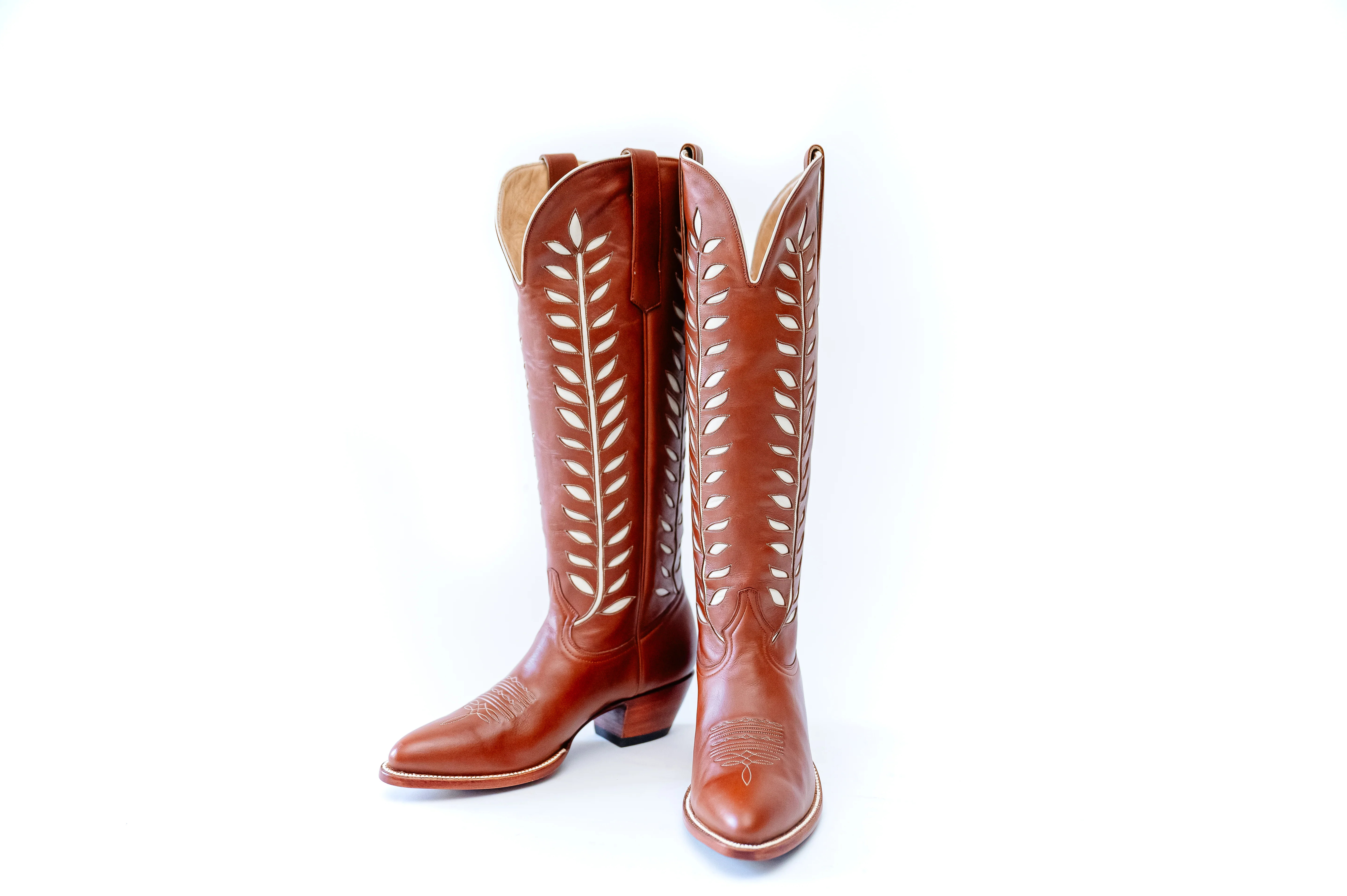 Rory Cowgirl Boot in Brandy | Petite Paloma