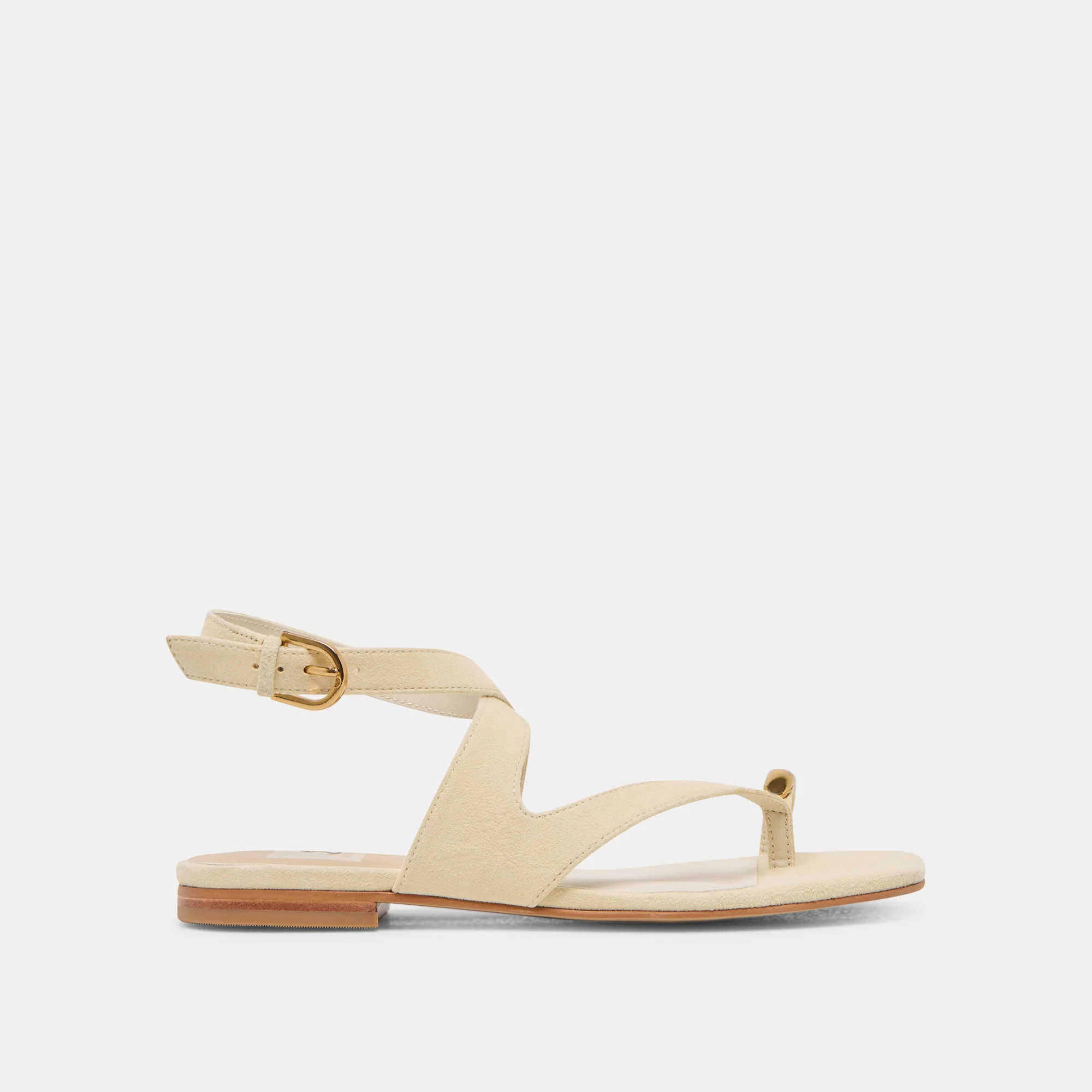 EARLA SANDALS NATURAL SUEDE | DolceVita.com
