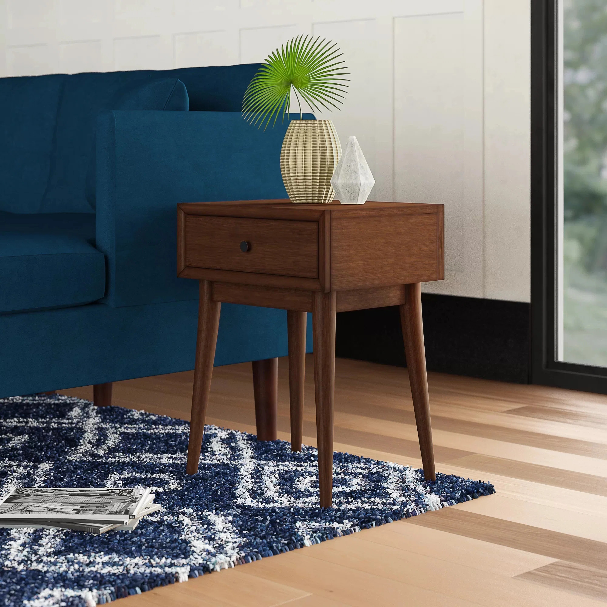Mercury Row® Norberg Solid Wood Top End Table with Storage & Reviews | Wayfair | Wayfair North America