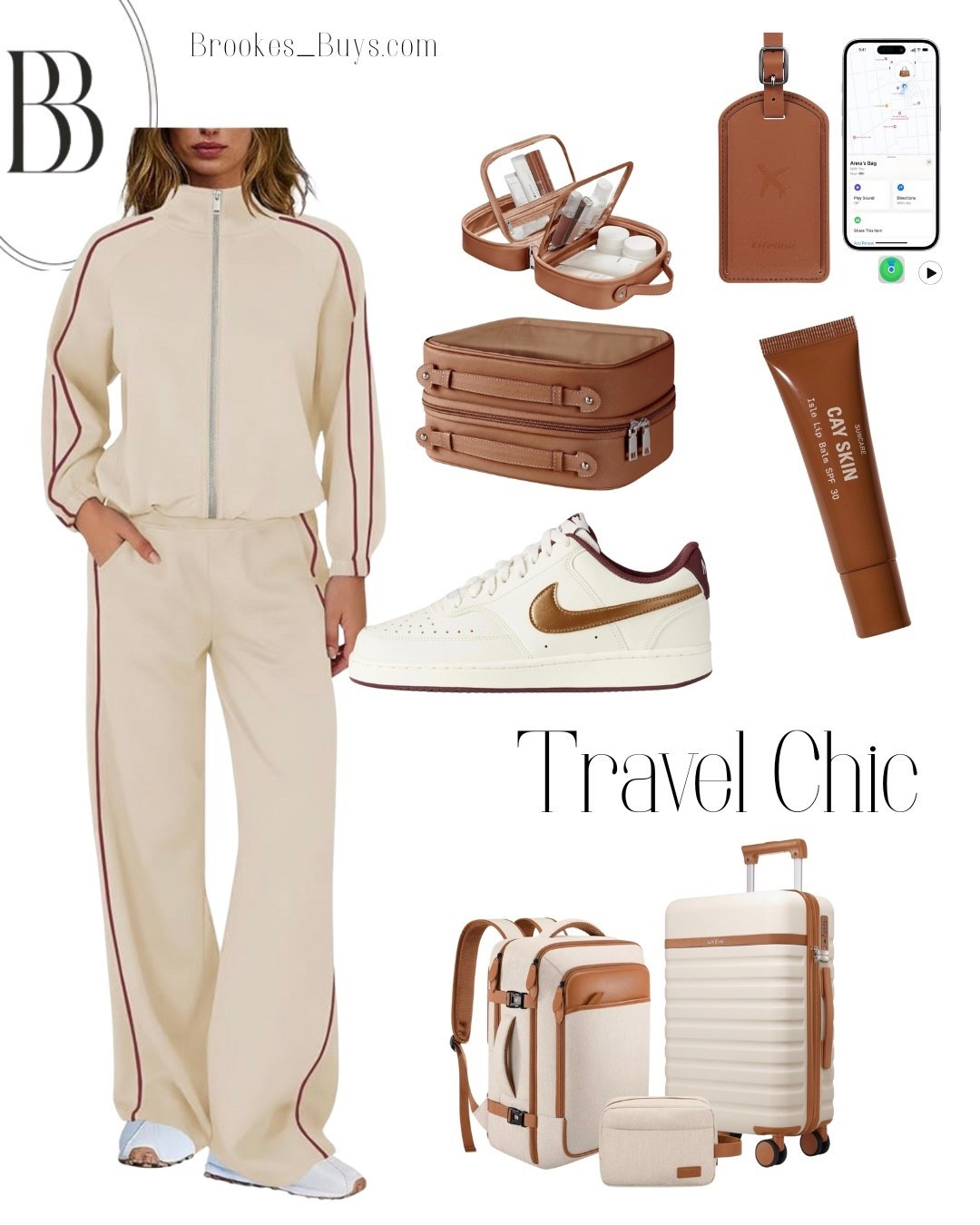 Travel like a pro with this chic outfit and handy travel accessories. Perfect for your next adventure  

#LTKTravel #LTKActive #LTKdayinmylife